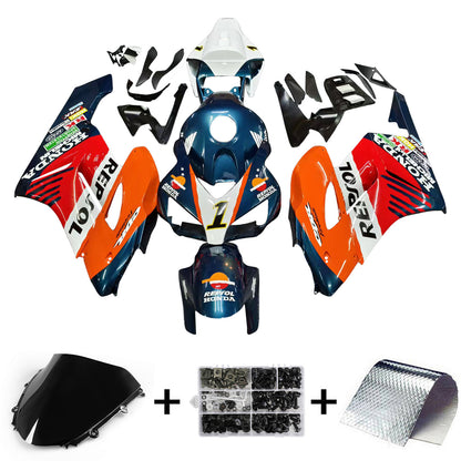 Amotopart Honda CBR1000RR 2004-2005 Kit carena Carrozzeria Plastica ABS