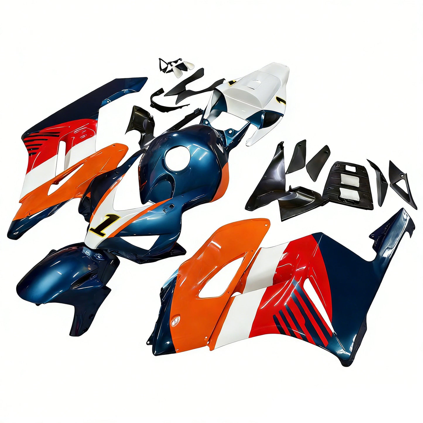 Amotopart Honda CBR1000RR 2004-2005 Kit carena Carrozzeria Plastica ABS