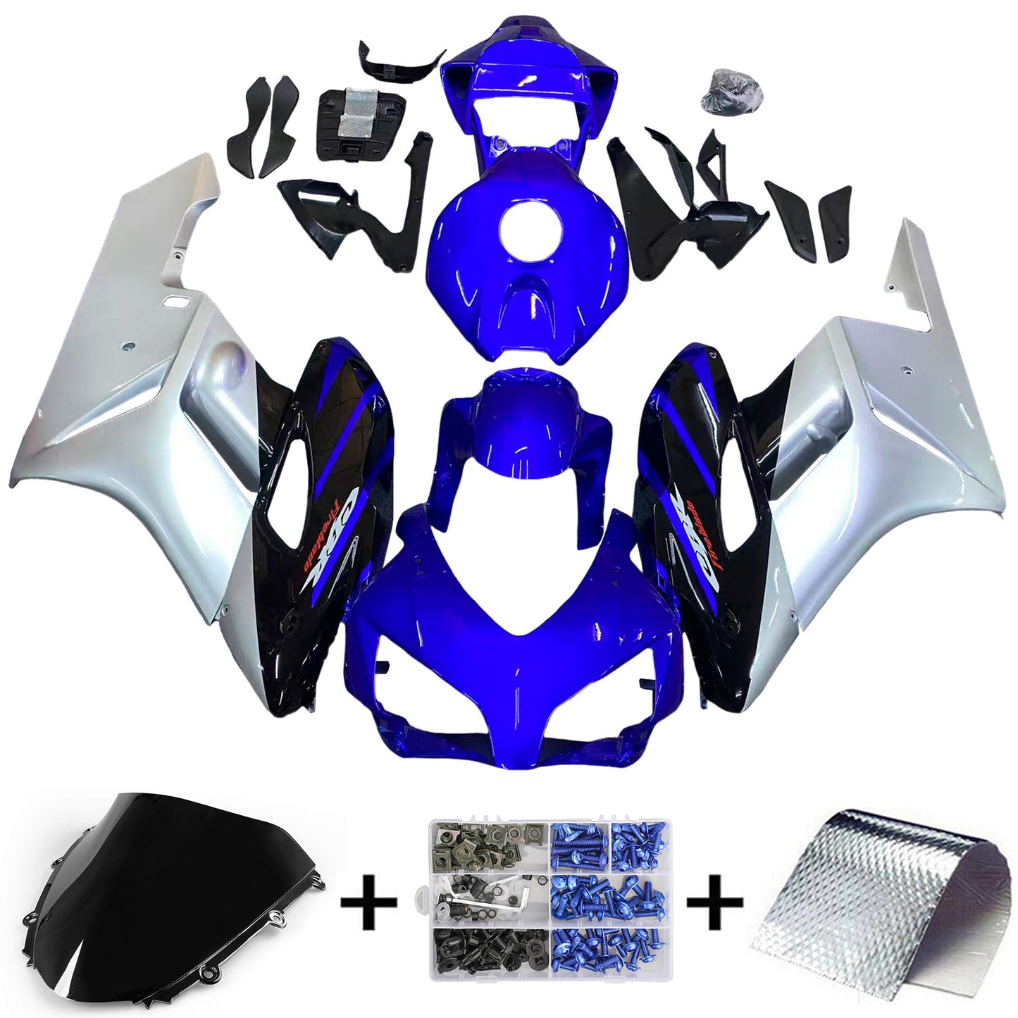 Amotopart Honda CBR1000RR 2004-2005 Kit carena Carrozzeria Plastica ABS