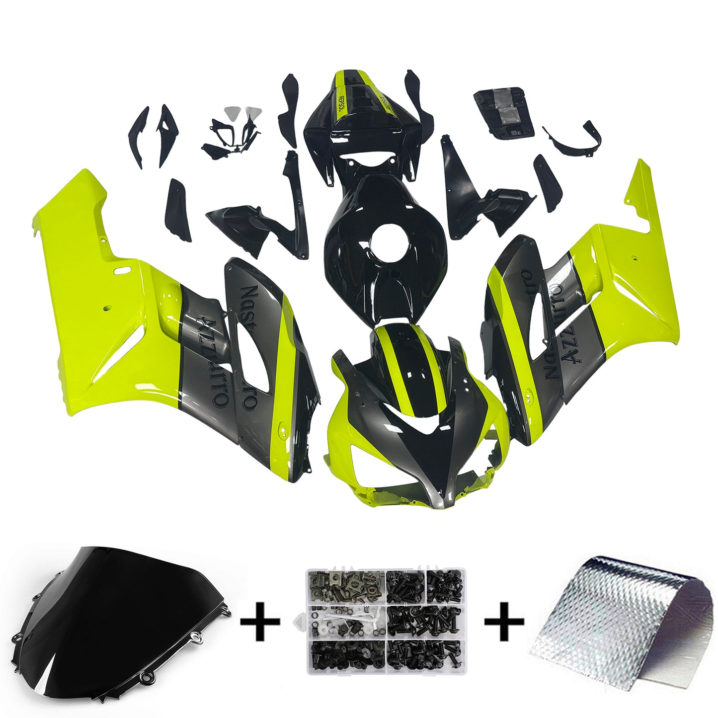 Amotopart Honda CBR1000RR 2004-2005 Kit carena Carrozzeria Plastica ABS