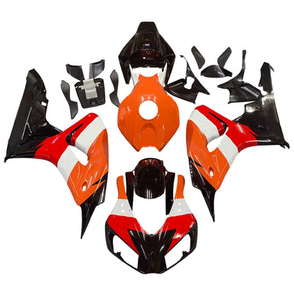 Amotopart 2006-2007 Honda CBR1000RR Garnitura arancione e rosso repjol Kit