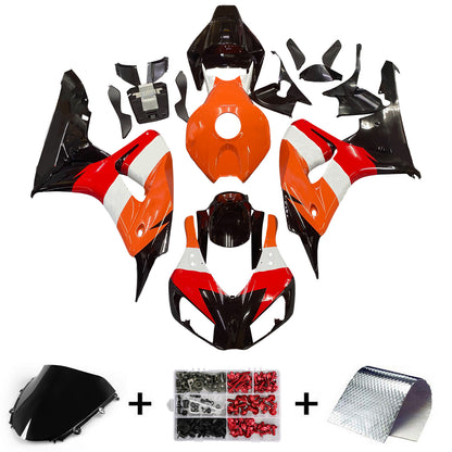 Amotopart 2006-2007 Honda CBR1000RR Garnitura arancione e rosso repjol Kit