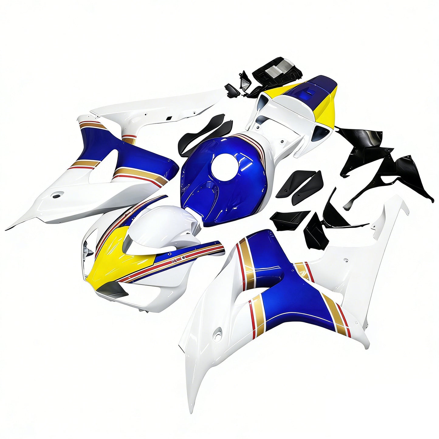 Amotopart rivestimento CBR1000RR 2006-2007 Kit di corse rothmans Honda multicolo