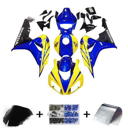 Carene 2006-2007 Honda CBR 1000 RR Blu Giallo CBR Racing Generico