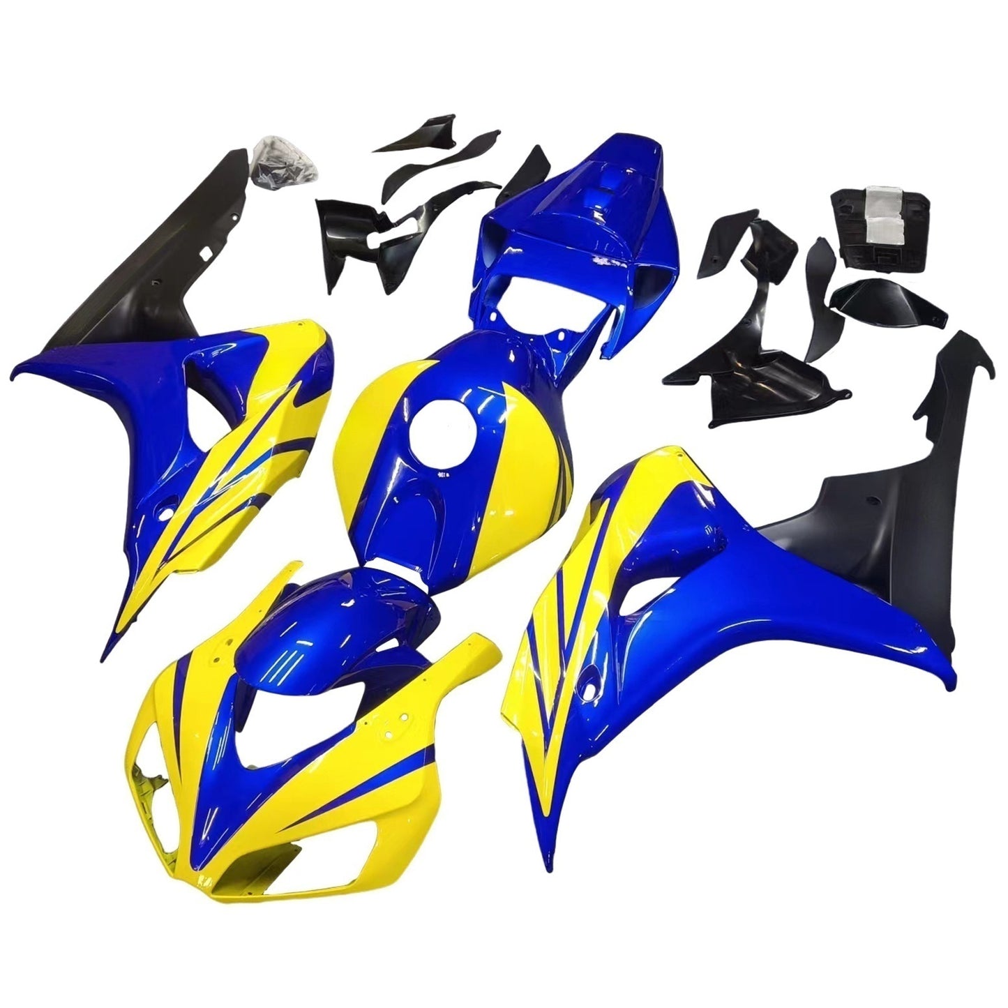 Carene 2006-2007 Honda CBR 1000 RR Blu Giallo CBR Racing Generico