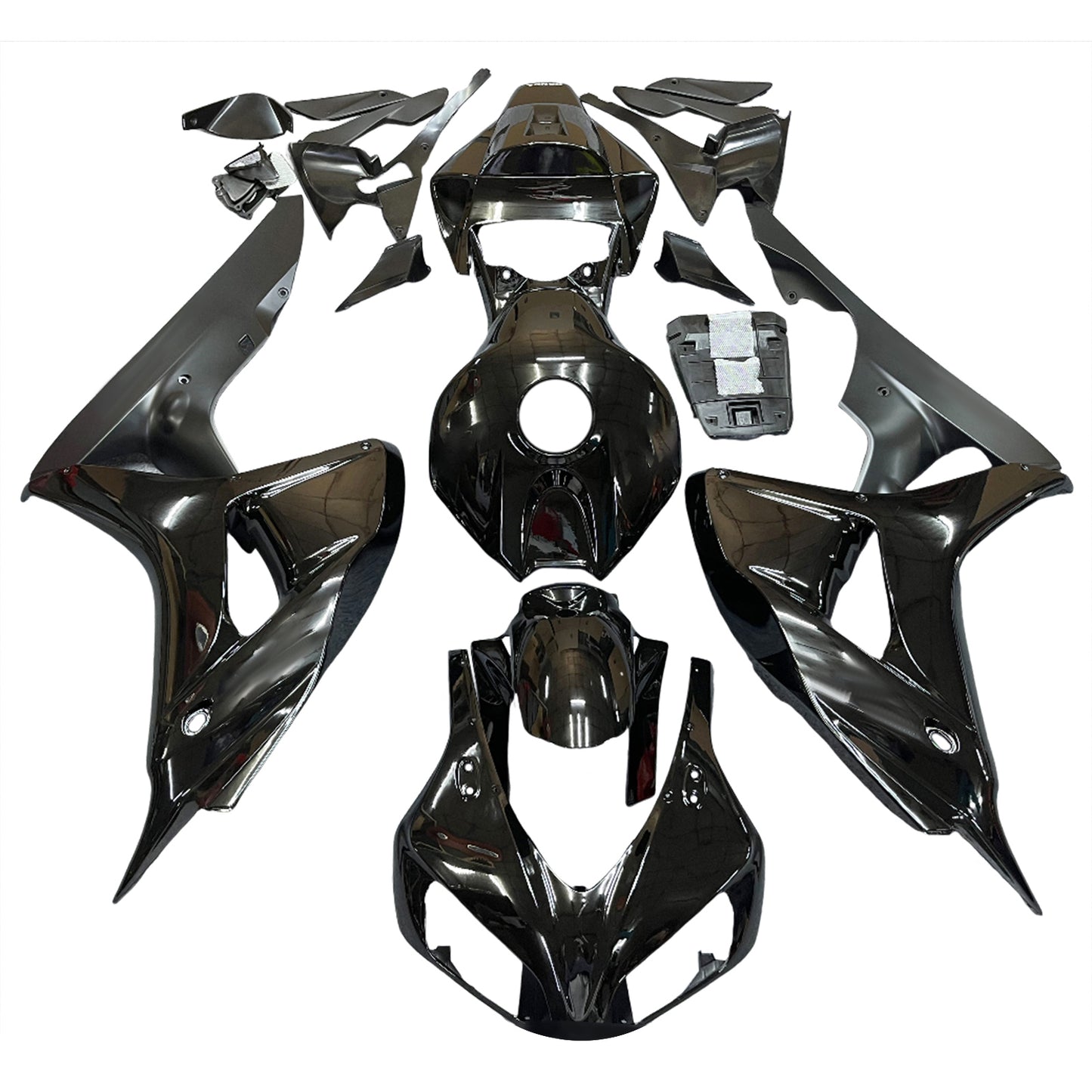 Carene 2006-2007 Honda CBR 1000 RR All Black CBR Racing Generico