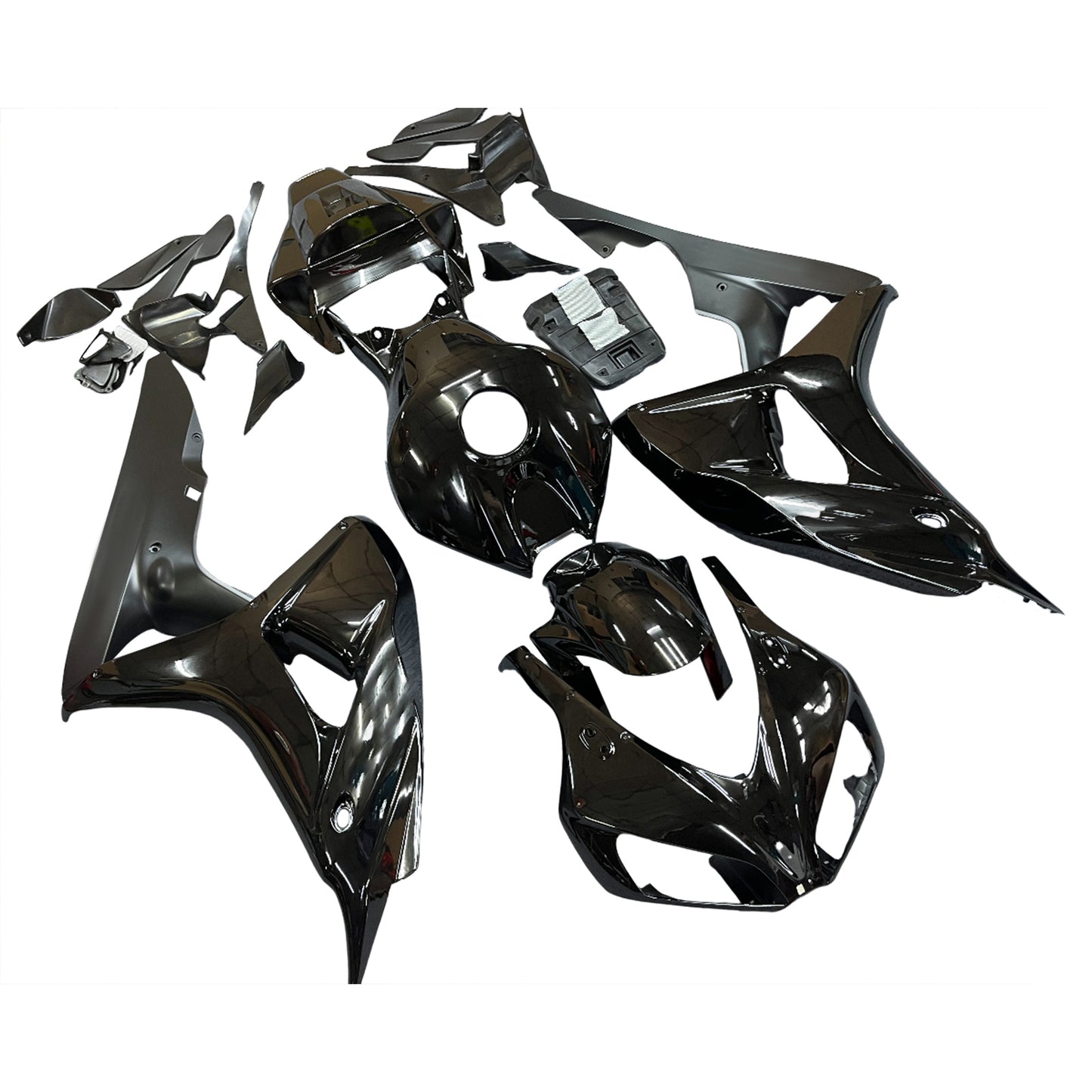 Amotopart Cladding Honda 1000RR 2006-2007 CONTROLLO CBR Racing All Black Fearing Kit