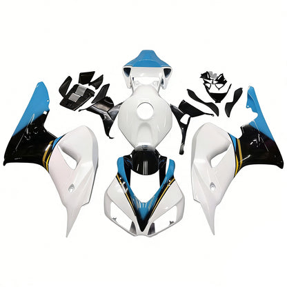 Amotopart Cladding Honda CBR1000RR 2006-2007 Cladding White Kit konica kiting da corse Konica Minolta