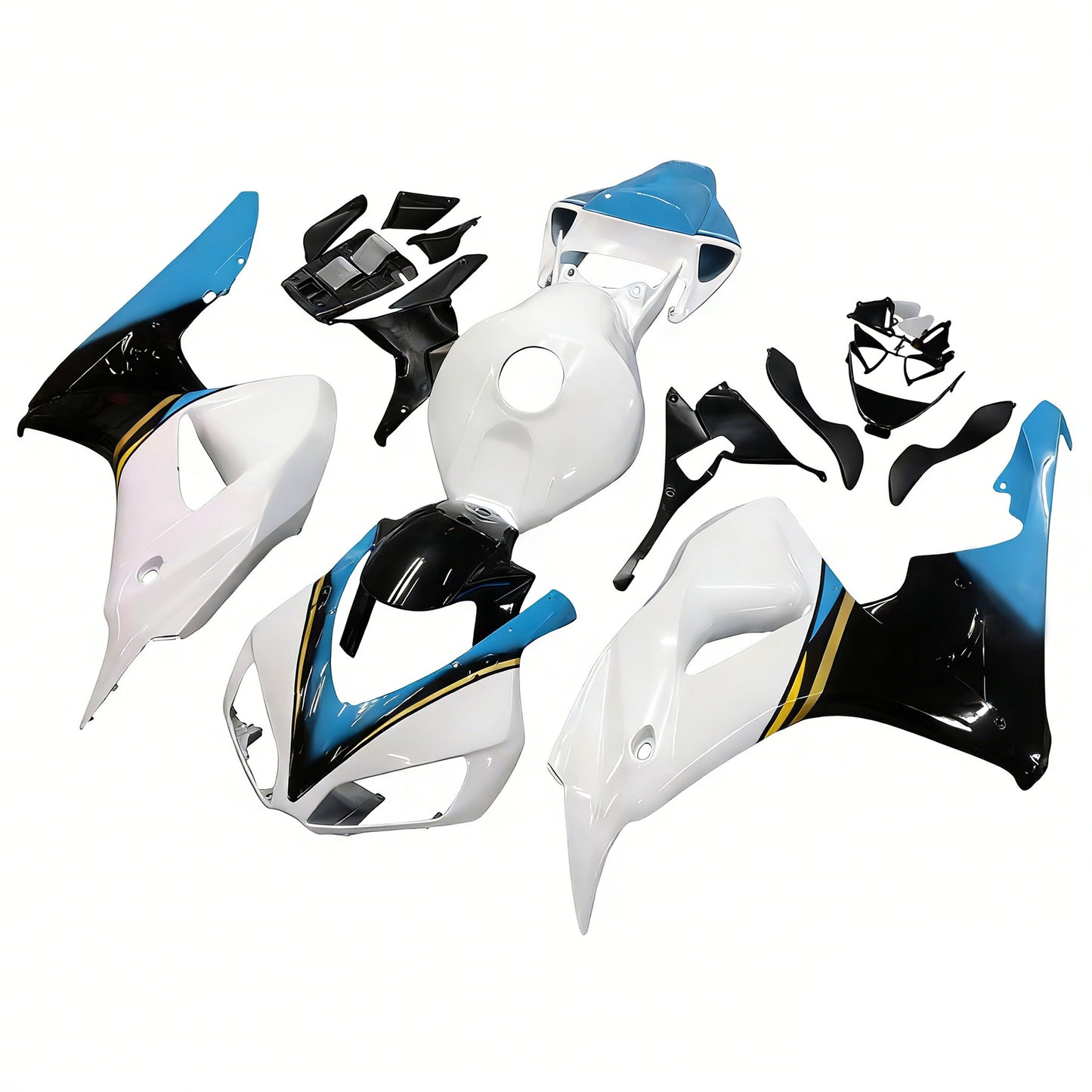 Carene 2006-2007 Honda CBR 1000 RR Bianco Konica Minolta Generico