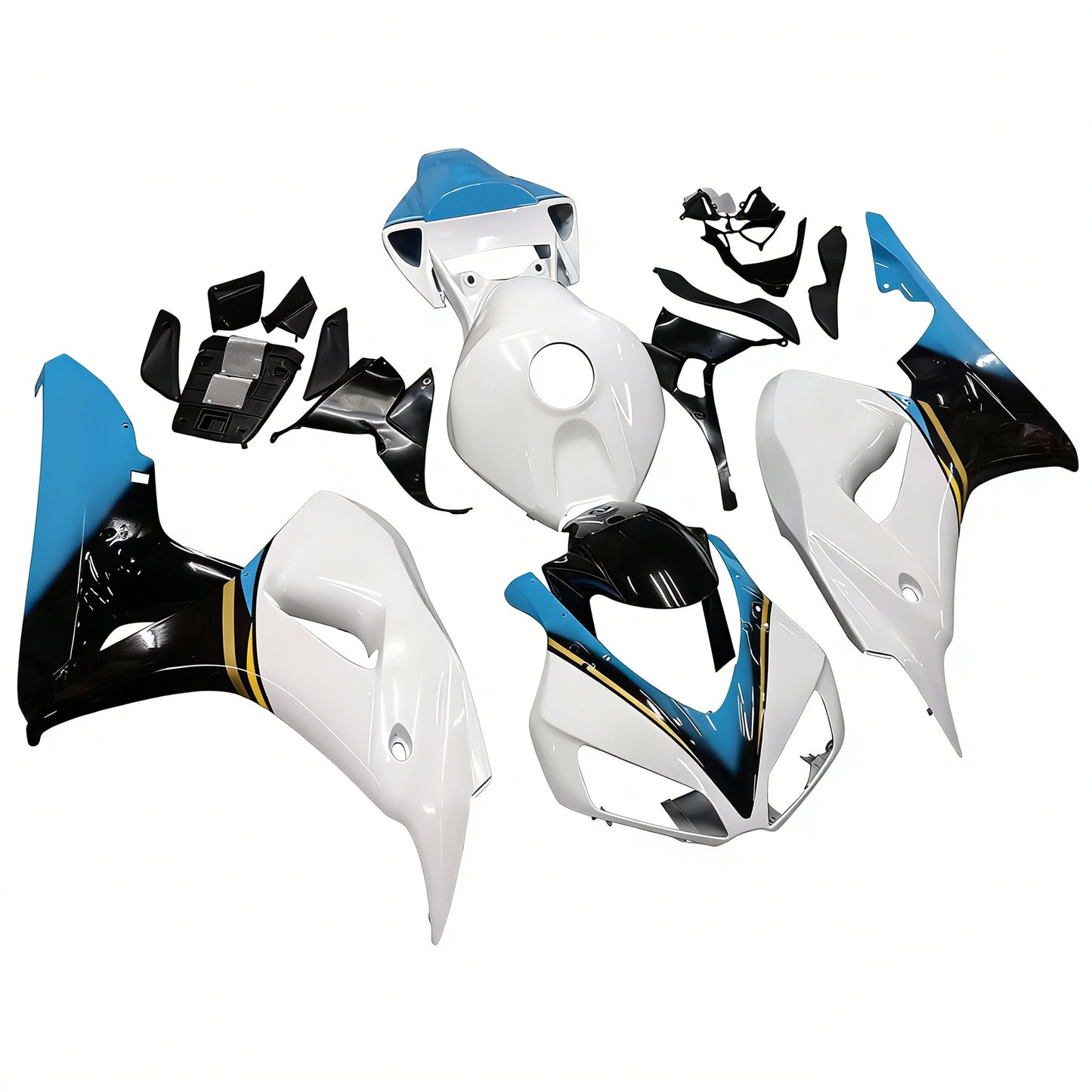 Carene 2006-2007 Honda CBR 1000 RR Bianco Konica Minolta Racing Generico