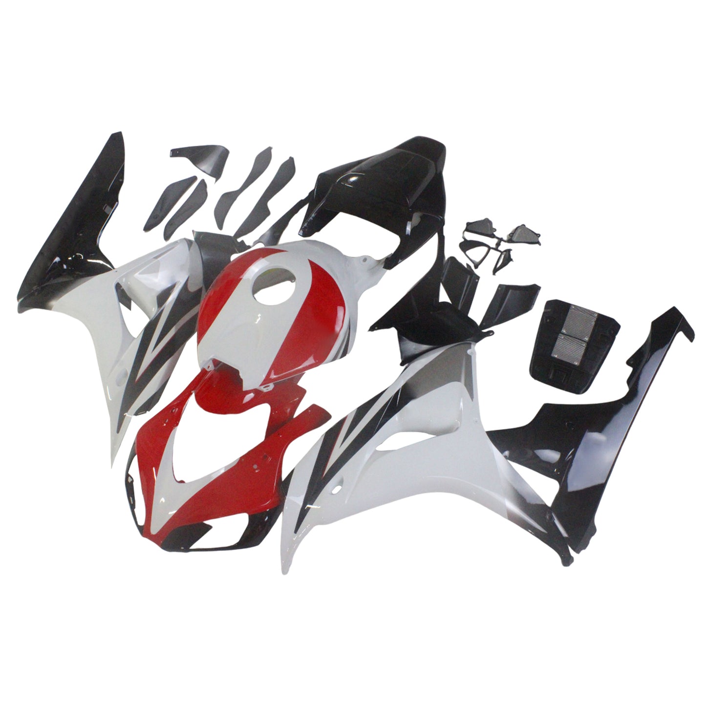 Carene 2006-2007 Honda CBR 1000 RR Bianco Rosso Nero CBR Racing Generico