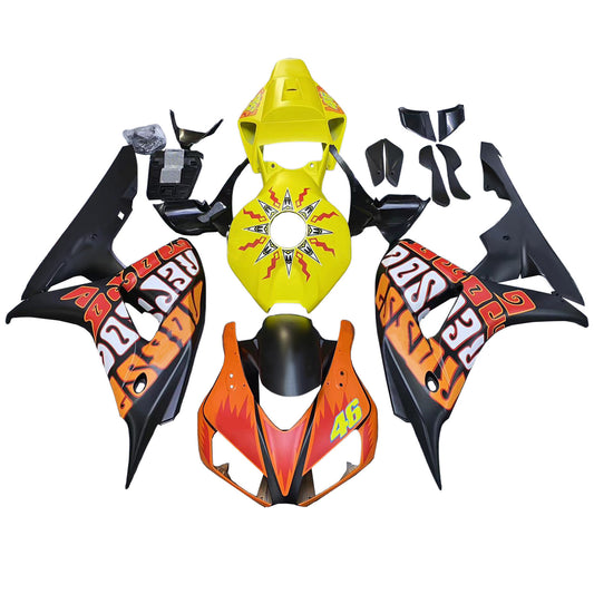 Amotopart rivestimento Honda CBR1000RR 2006-2007 Valentino Valentino Rossi Racing Giallo.