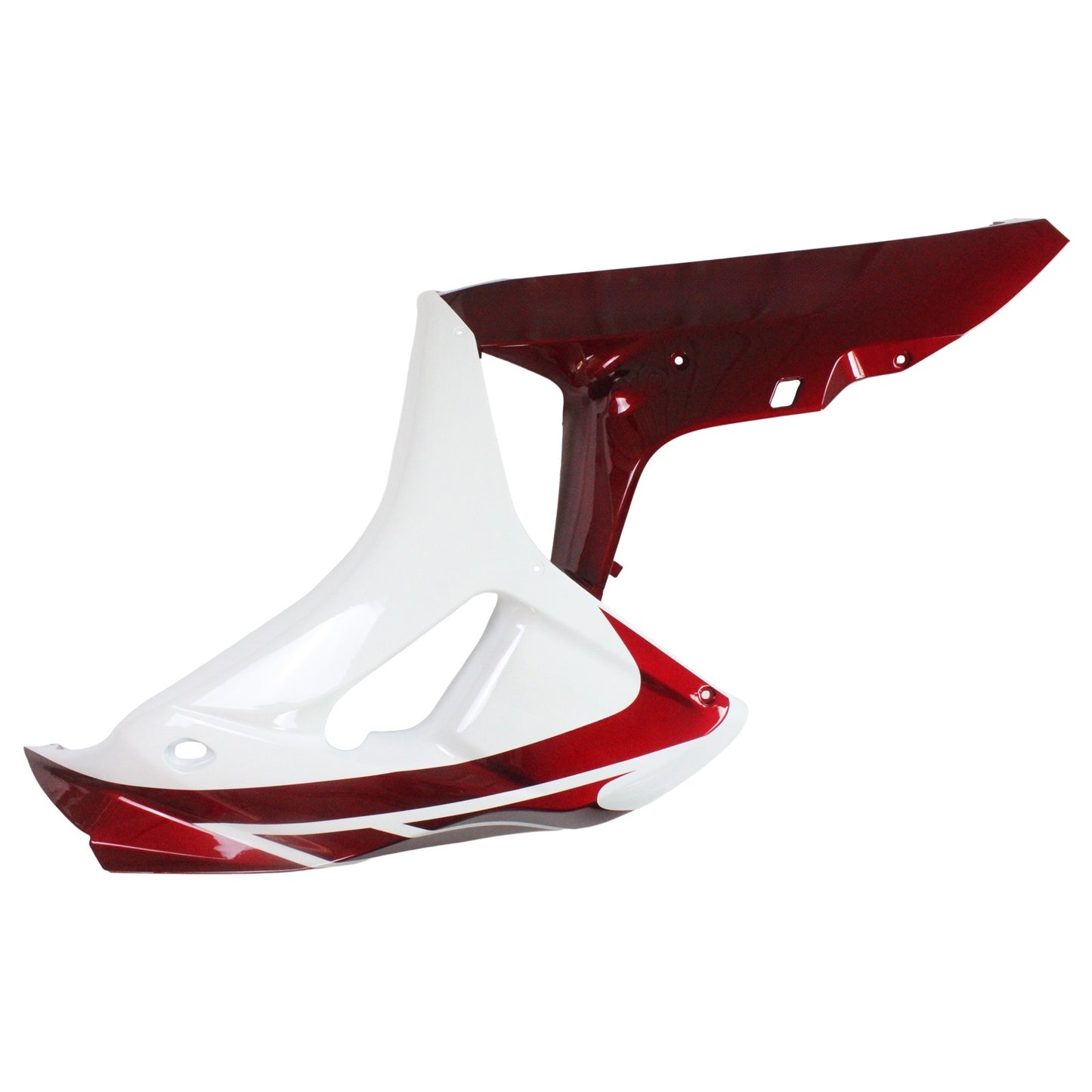 Amotopart Cladding Honda CBR1000RR 2006-2007 Clearing White & Cherry Red Honda Racing Kit