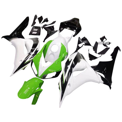 Amotopart Facesings 1000RR 2006-2007 Cladding White Green Black Honda CBR Racing Kite