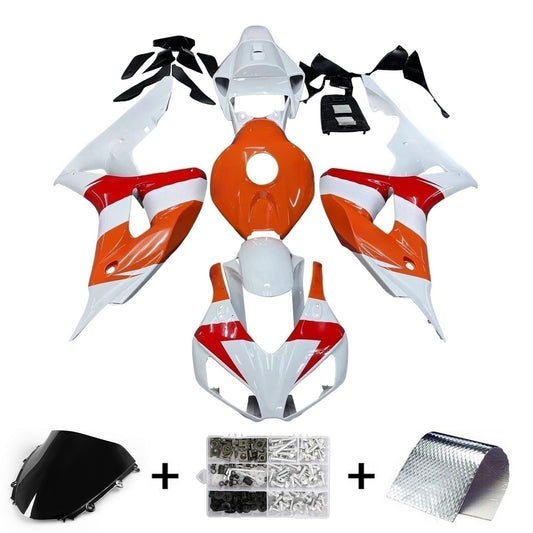 Carene 2006-2007 Honda CBR 1000 RR Bianco Arancio Repsol Generico