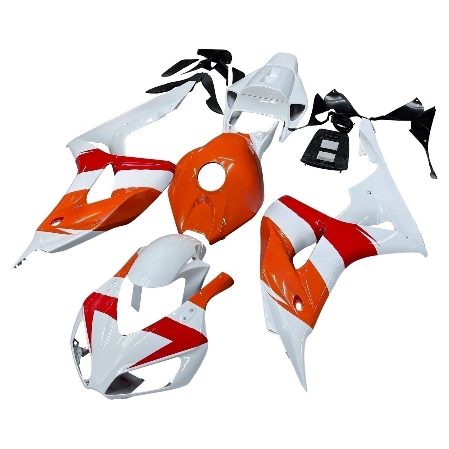 Carene 2006-2007 Honda CBR 1000 RR Bianco Arancio Repsol Generico