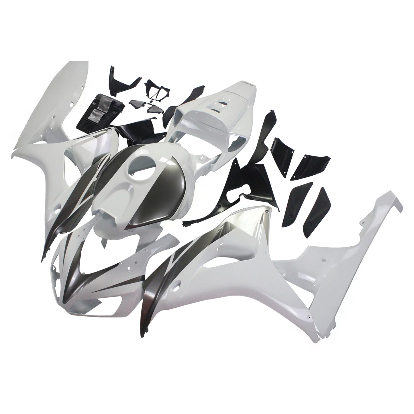 Carene 2006-2007 Honda CBR 1000 RR Bianco &amp; Argento CBR Generic