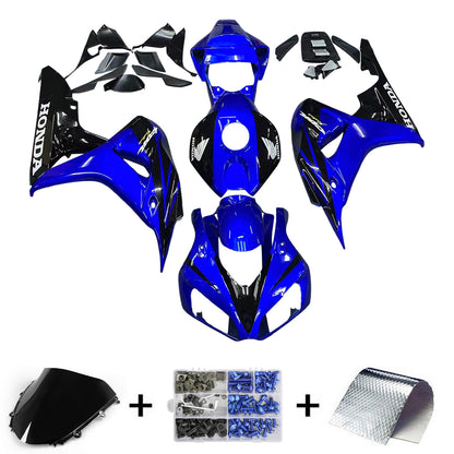 Amotopart favoriti Honda 1000RR 2006-2007 Clearing CBR Racing Blue & Black Disease Kit