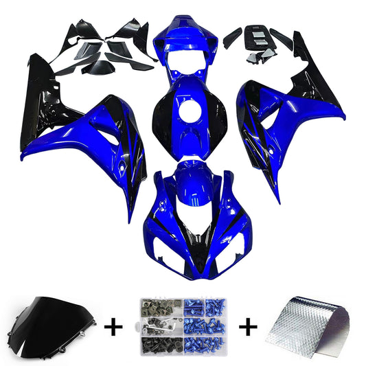 Amotopart favoriti Honda 1000RR 2006-2007 Clearing CBR Racing Blue & Black Disease Kit