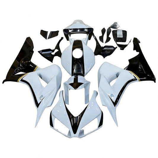 Amotopart favoriti Honda 1000RR 2006-2007 Cladding White? e kit di memoria di corse Black CBR