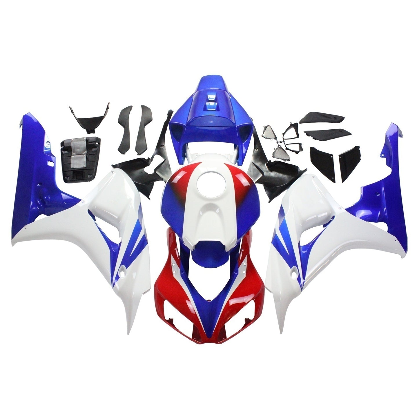 Carene 2006-2007 Honda CBR 1000 RR Rosso Bianco Blu HRC Racing Generico