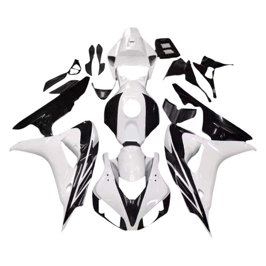 Amotopart favoriti Honda 1000RR 2006-2007 Cladding White e kit di memoria di corse Black CBR