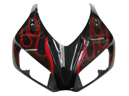 Amotopart favoriti Honda CBR1000RR 2006-2007 Fiamma di partenza Rennsport Kit kit di faite nero e rosso