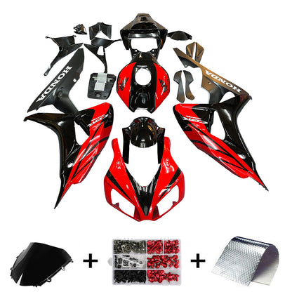 Carene 2006-2007 Honda CBR 1000 RR Nero e Rosso CBR Generic