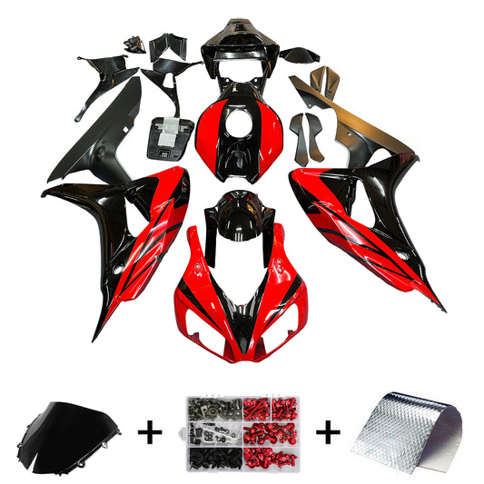 Carene 2006-2007 Honda CBR 1000 RR Nero e Rosso CBR Generic
