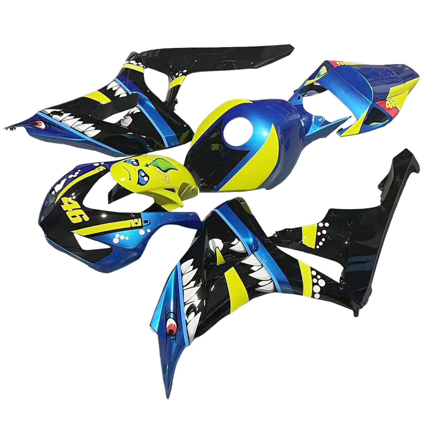 Amotopart Honda CBR1000RR 2006-2007 Kit carena Carrozzeria Plastica ABS