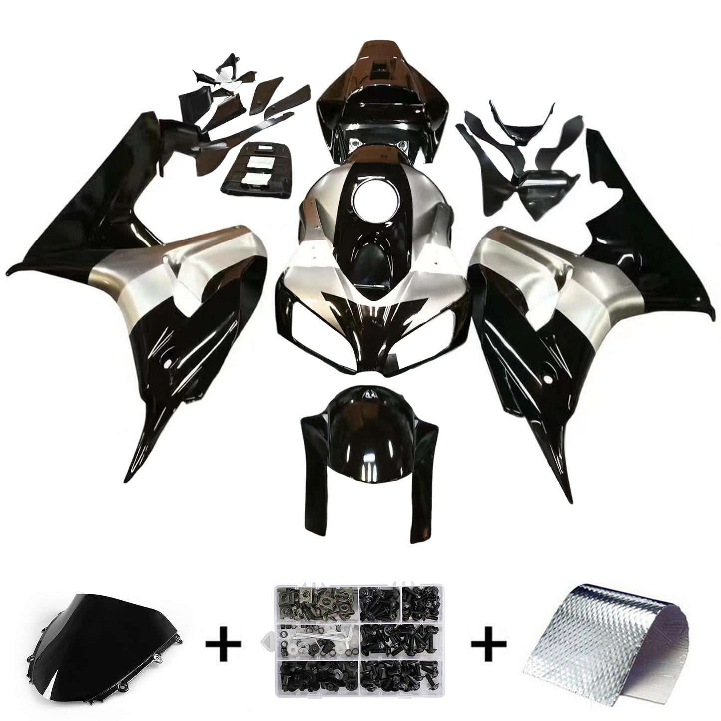 Amotopart Honda CBR1000RR 2006-2007 Kit carena Carrozzeria Plastica ABS