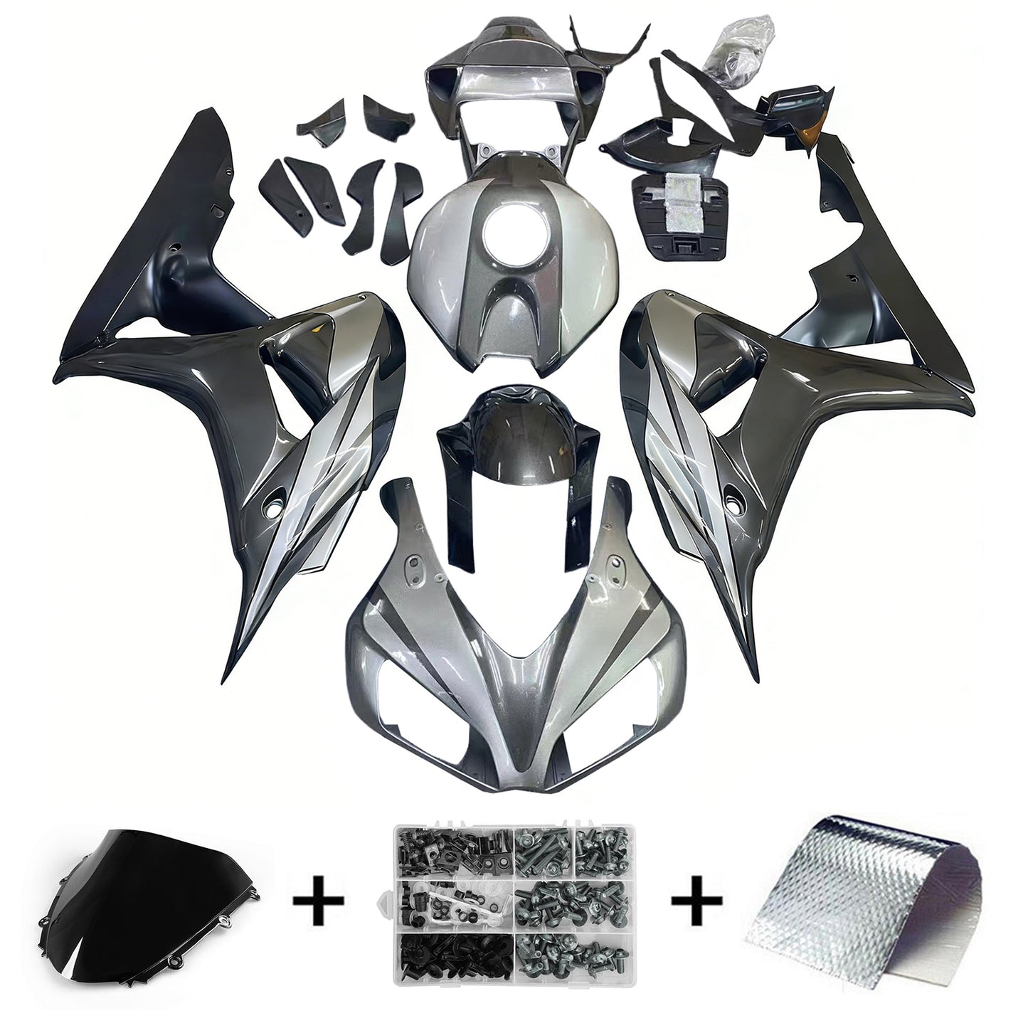 Amotopart Honda CBR1000RR 2006-2007 Kit carena Carrozzeria Plastica ABS