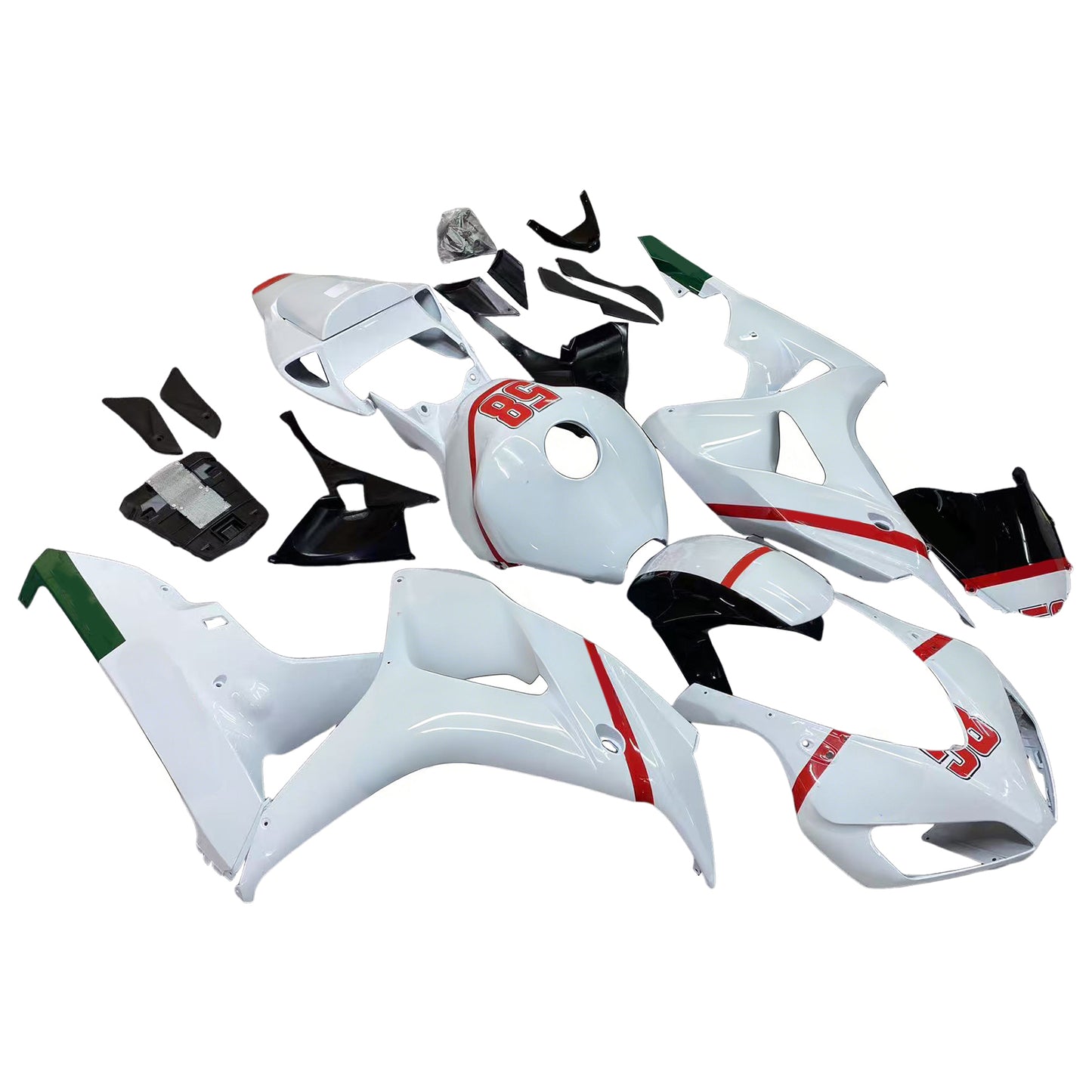 Amotopart Honda CBR1000RR 2006-2007 Kit carena Carrozzeria Plastica ABS