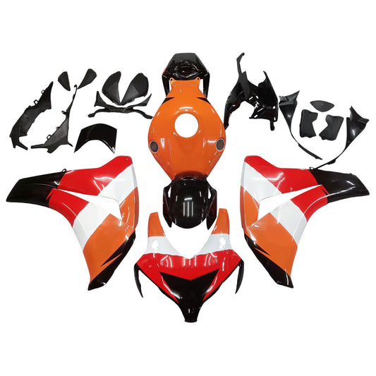 Carene 2008-2011 Honda CBR 1000 RR Nero Arancio Repsol Racing Generico