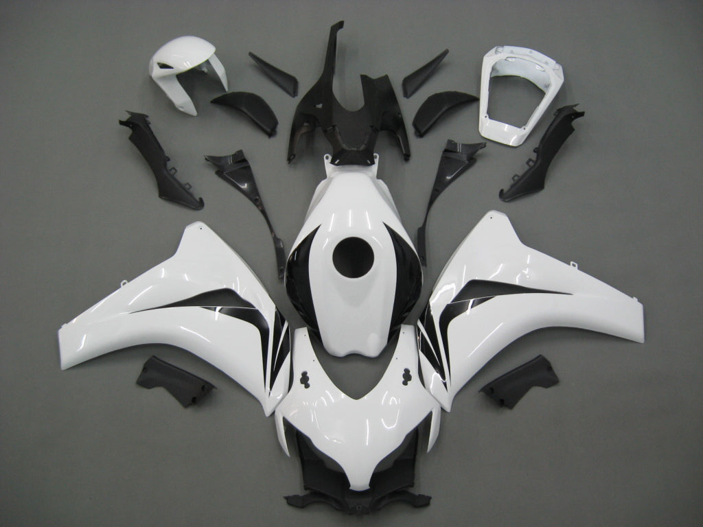 Carene 2008-2011 Honda CBR1000 RR Bianco &amp; Nero CBR Generico