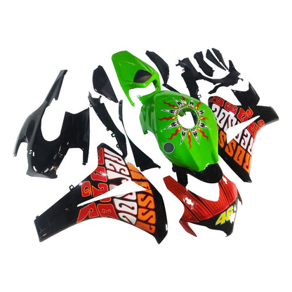 Carene 2008-2011 Honda CBR 1000 RR Nero Verde Valentino Rossi Generico