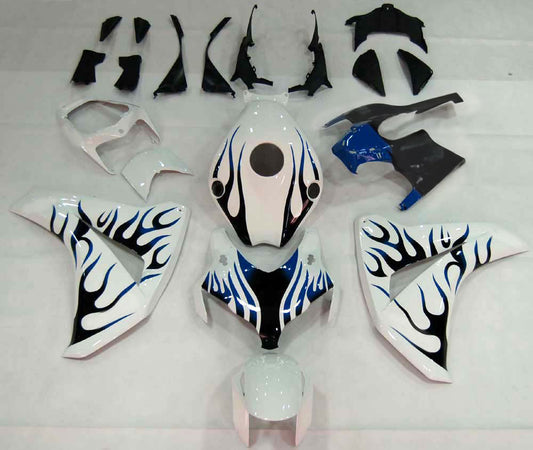 Carene 2008-2011 Honda CBR 1000 RR Bianco & Blu Nero Fiamma Generico