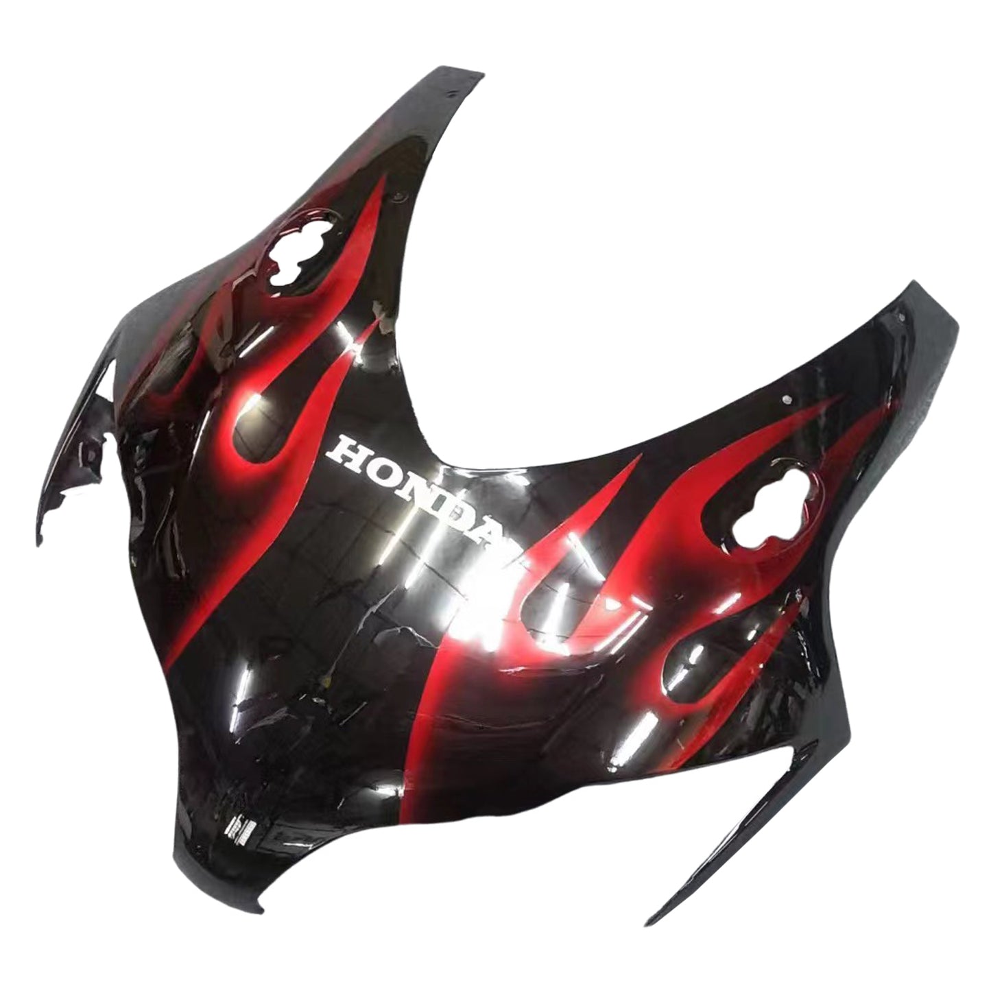 Carene 2008-2011 Honda CBR 1000 RR Black &amp; Cherry Red Flame Racing Generico