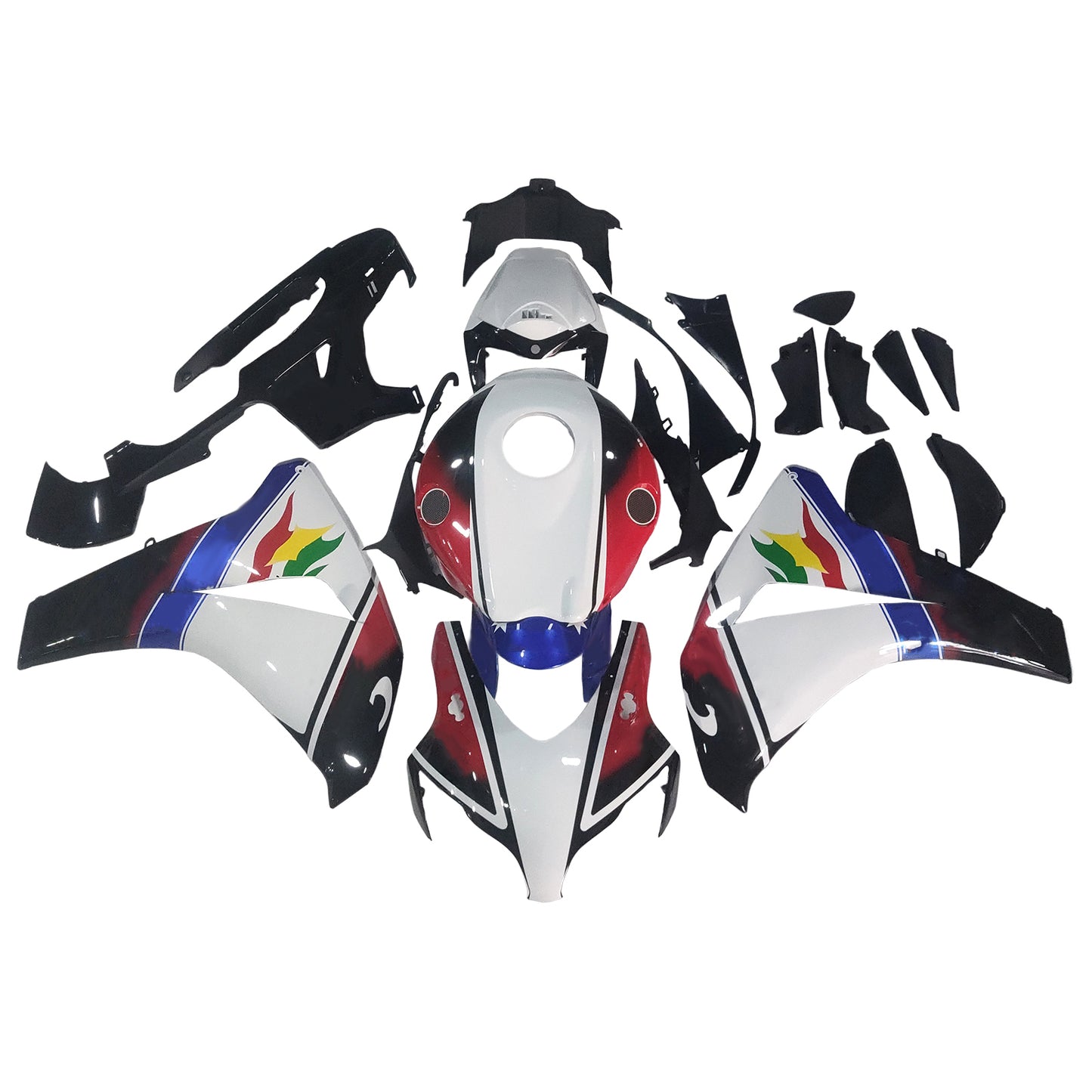Carene 2008-2011 Honda CBR 1000 RR Multicolore Eurobet Generico