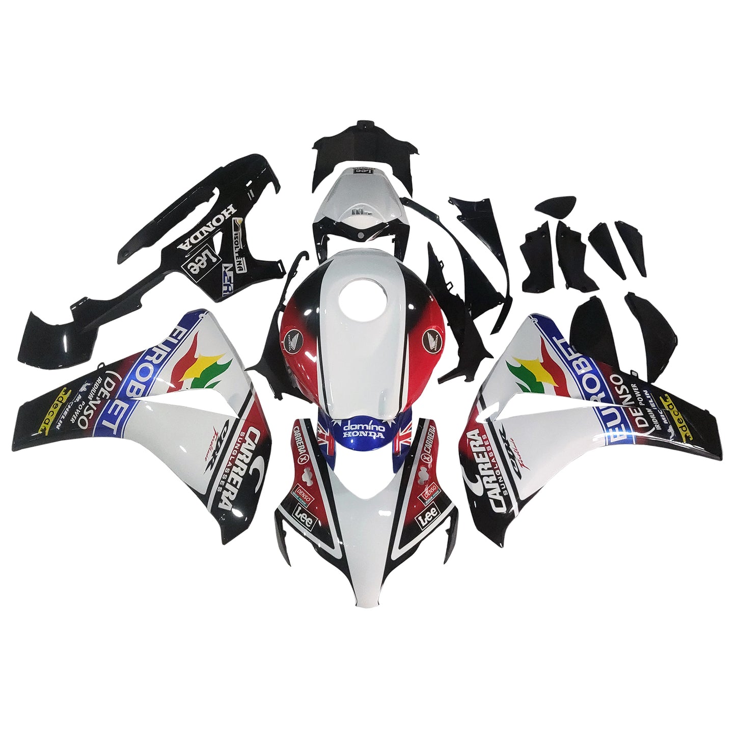 Carene 2008-2011 Honda CBR 1000 RR Multicolore Eurobet Racing Generico