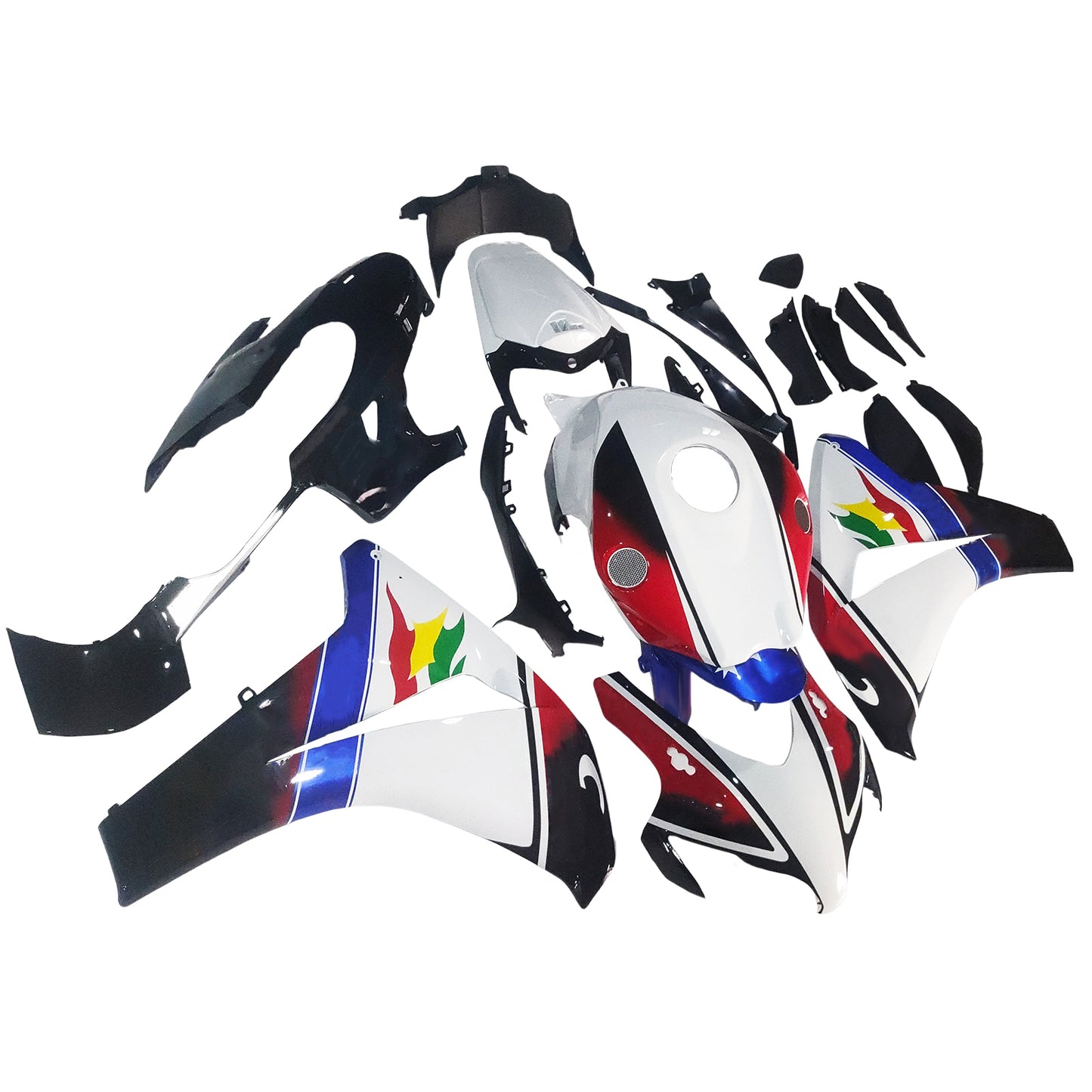 Carene 2008-2011 Honda CBR 1000 RR Multicolore Eurobet Generico