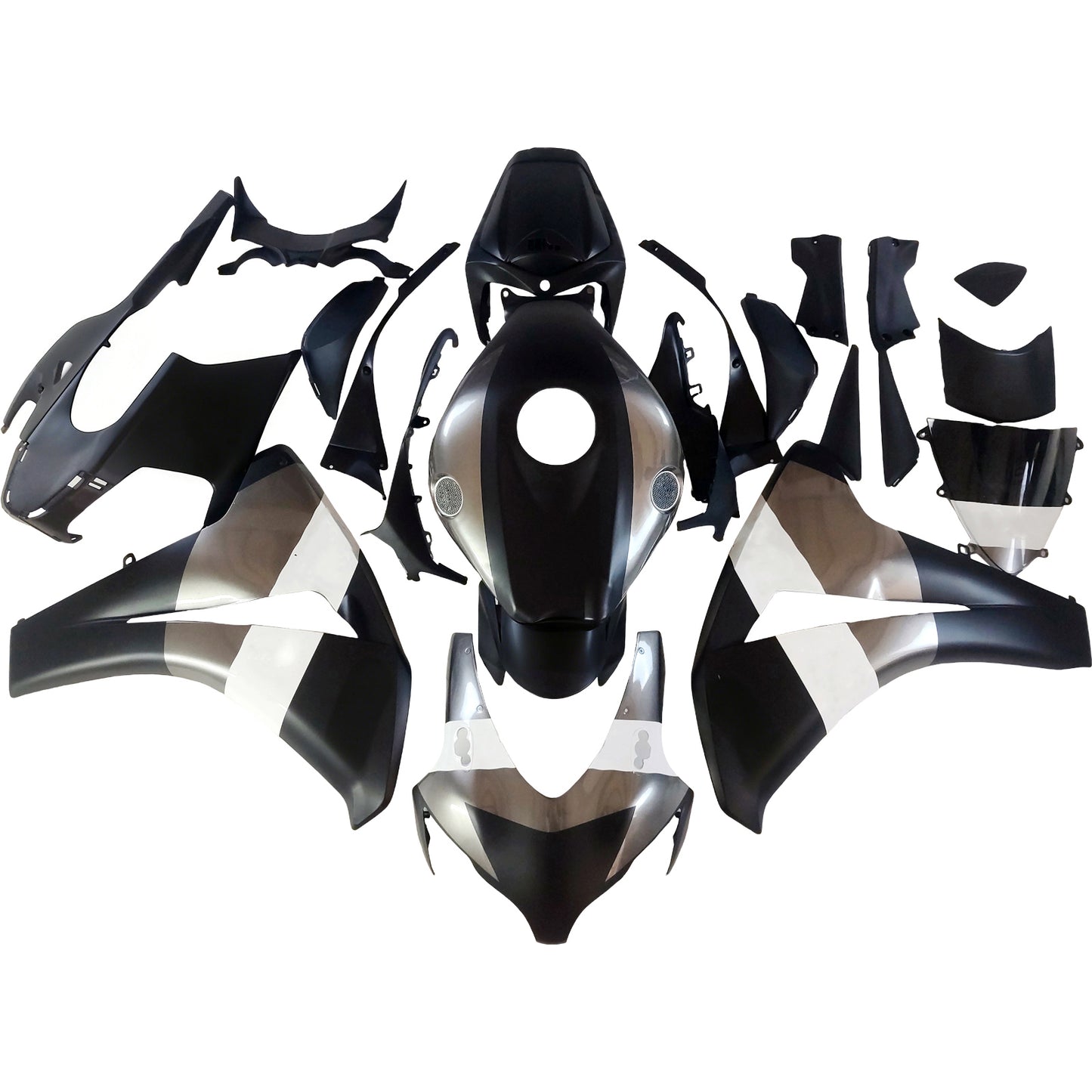 Carene 2008-2011 Honda CBR 1000 RR Nero Argento Repsol Racing Generico