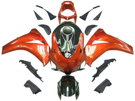 Carene 2008-2011 Honda CBR 1000 RR Arancione Metallico &  Nero Honda Racing Generico