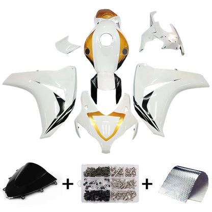 Carene 2008-2011 Honda CBR 1000 RR White & Gold Sport-Evo Generic