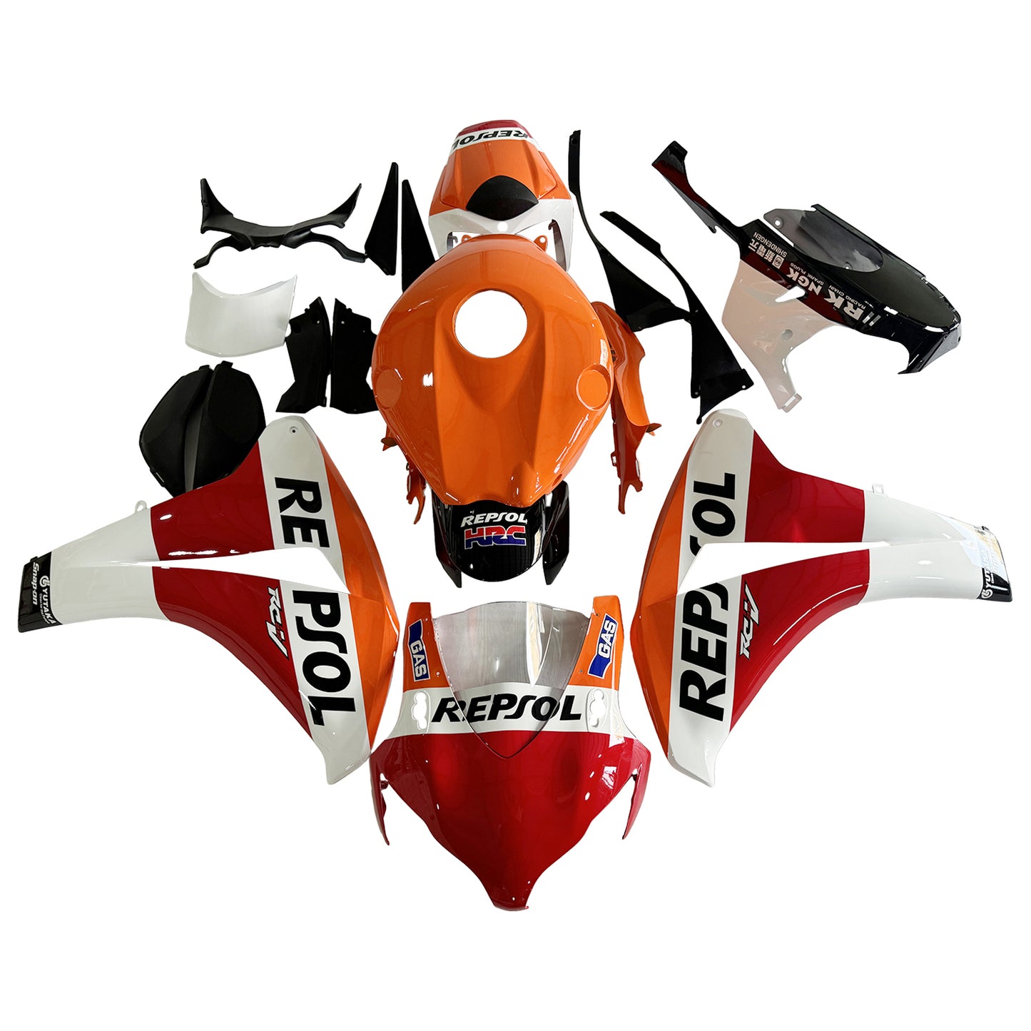 Kit carenatura Bodywork ABS di plastica per Honda CBR1000RR 2008-2011