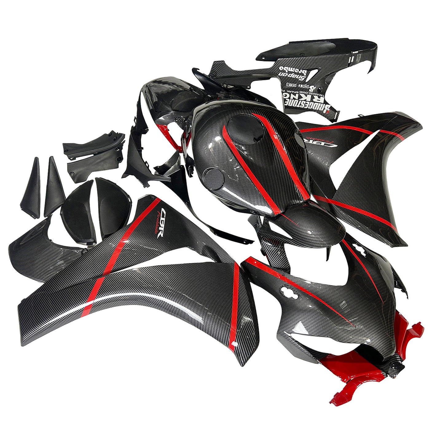 Kit carenatura Bodywork ABS di plastica per Honda CBR1000RR 2008-2011