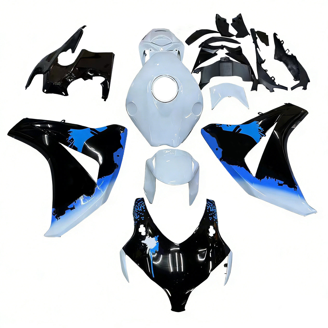 Amotopart Honda CBR1000RR 2008-2011 Kit carena Carrozzeria Plastica ABS