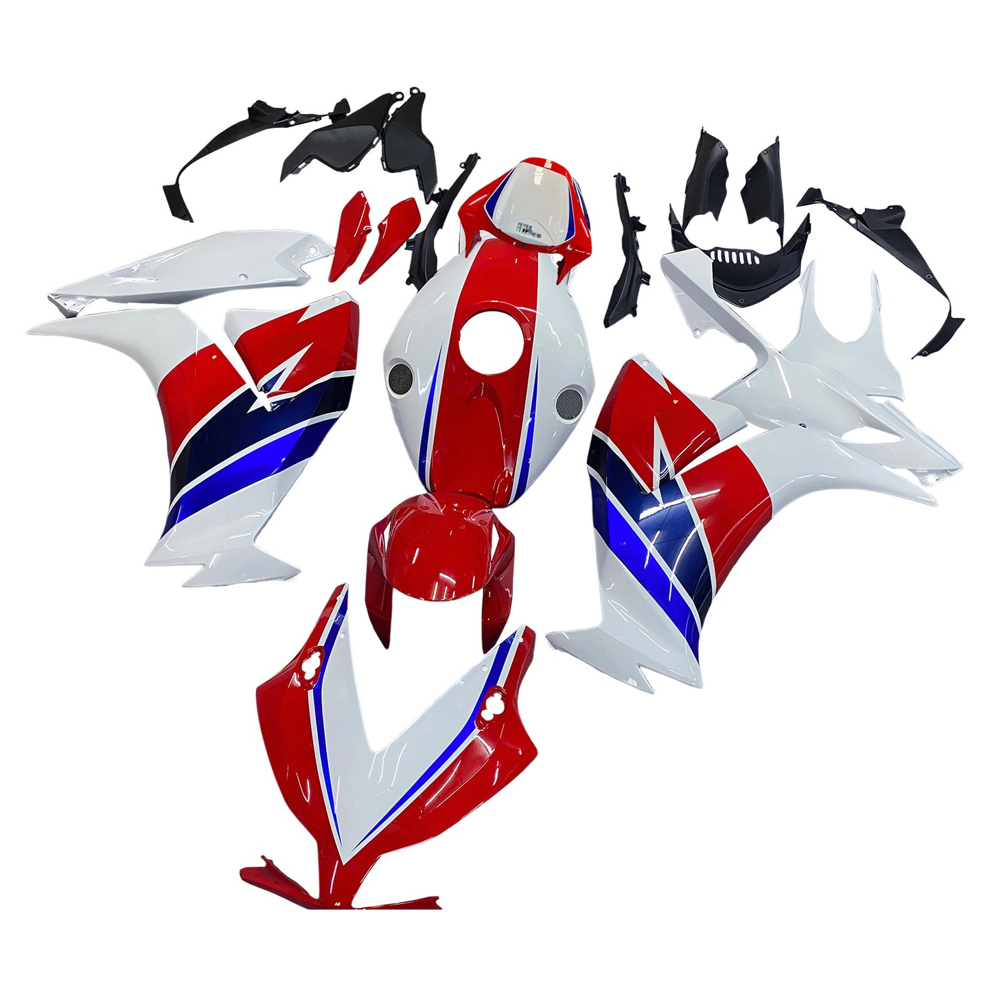Carene 2012-2016 Honda CBR1000RR HRC Bianco Rosso Blu Generico