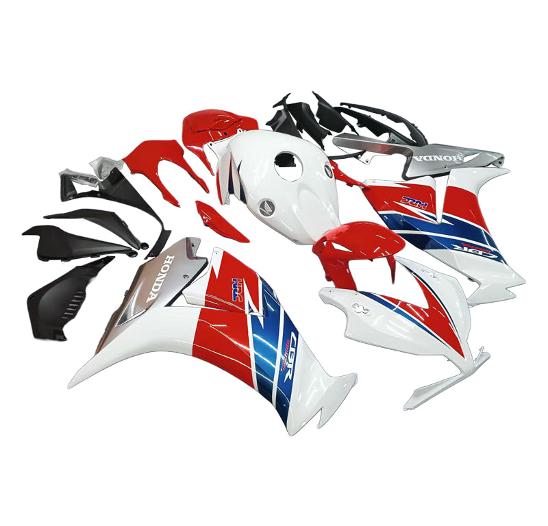 Carene 2012-2016 Honda CBR1000RR HRC White Silver Racing Generico