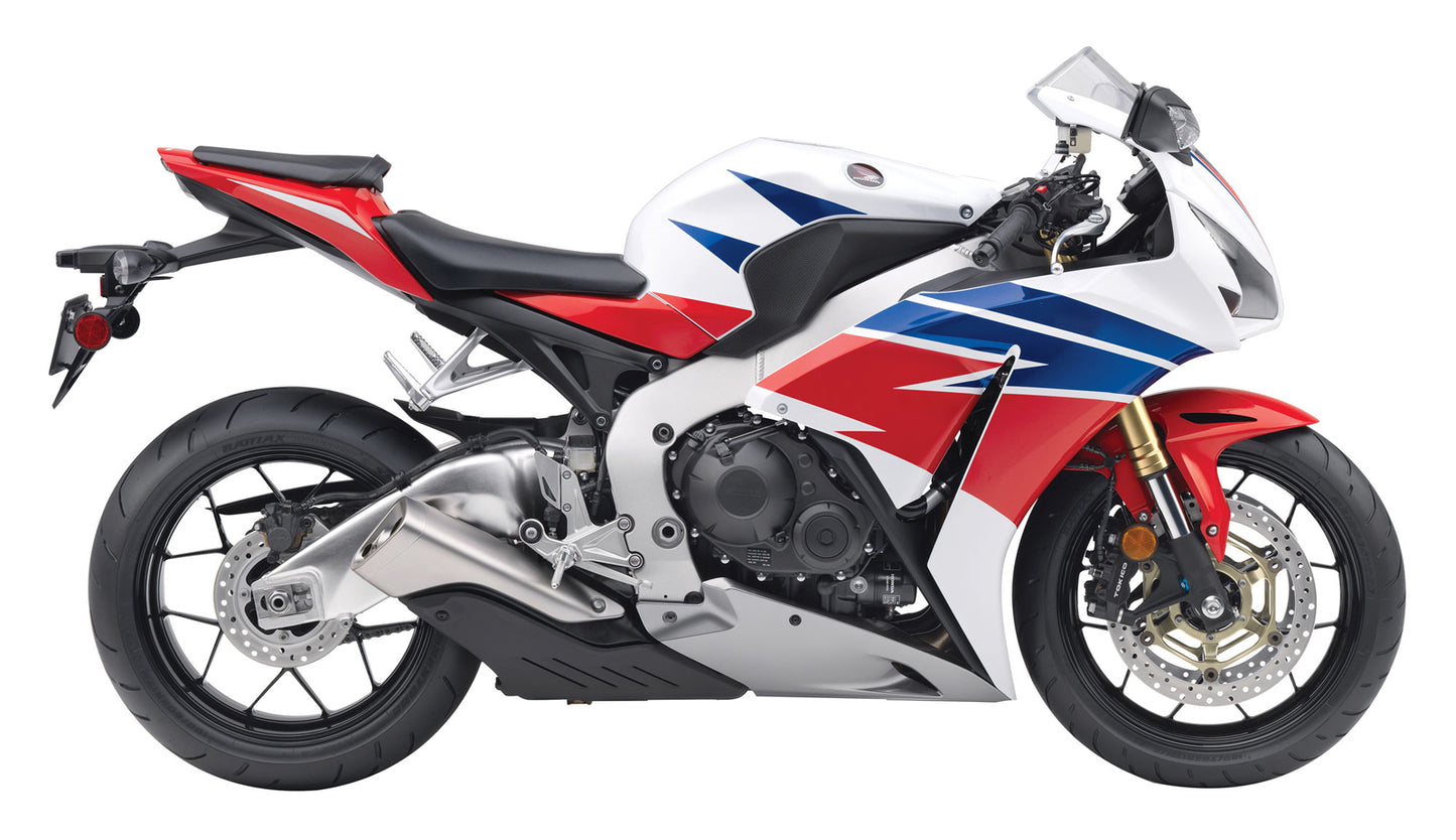 Carene 2012-2016 Honda CBR1000RR HRC Bianco Argento Generico